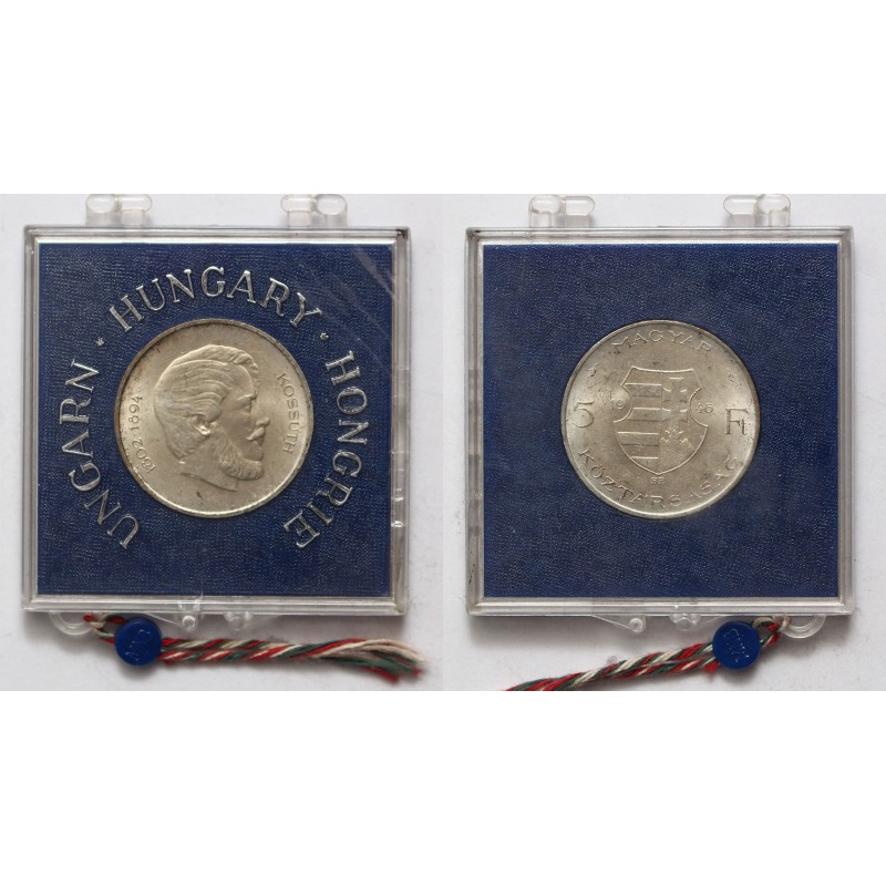 Kossuth 5 forint 1946 BP MNB tokban